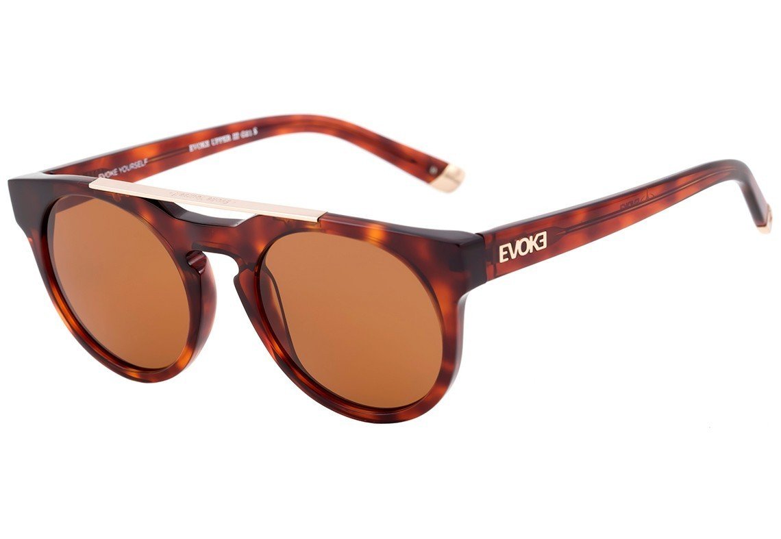Óculos de Sol Evoke Upper III G21S Demi Brown / Brown - 49 mm