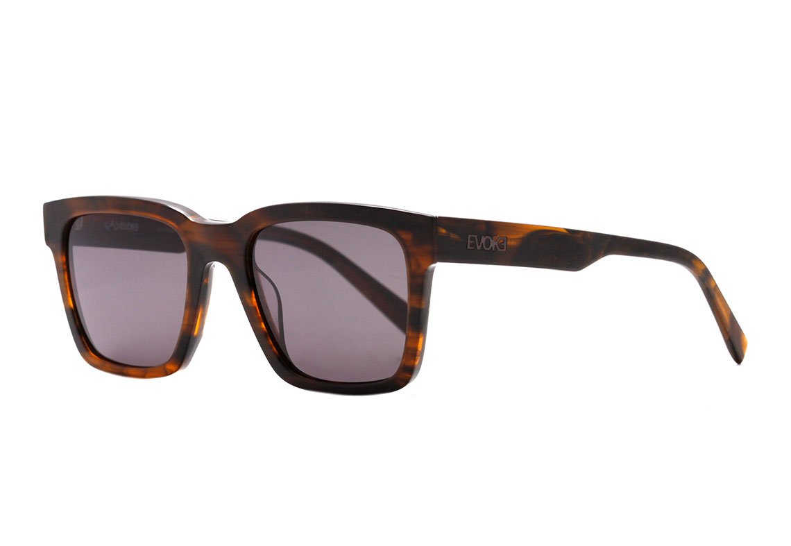 Óculos de Sol Evoke Uprise Ds1 Edição Limitada Henrique Fogaça - A01 Black Shine/ Brown