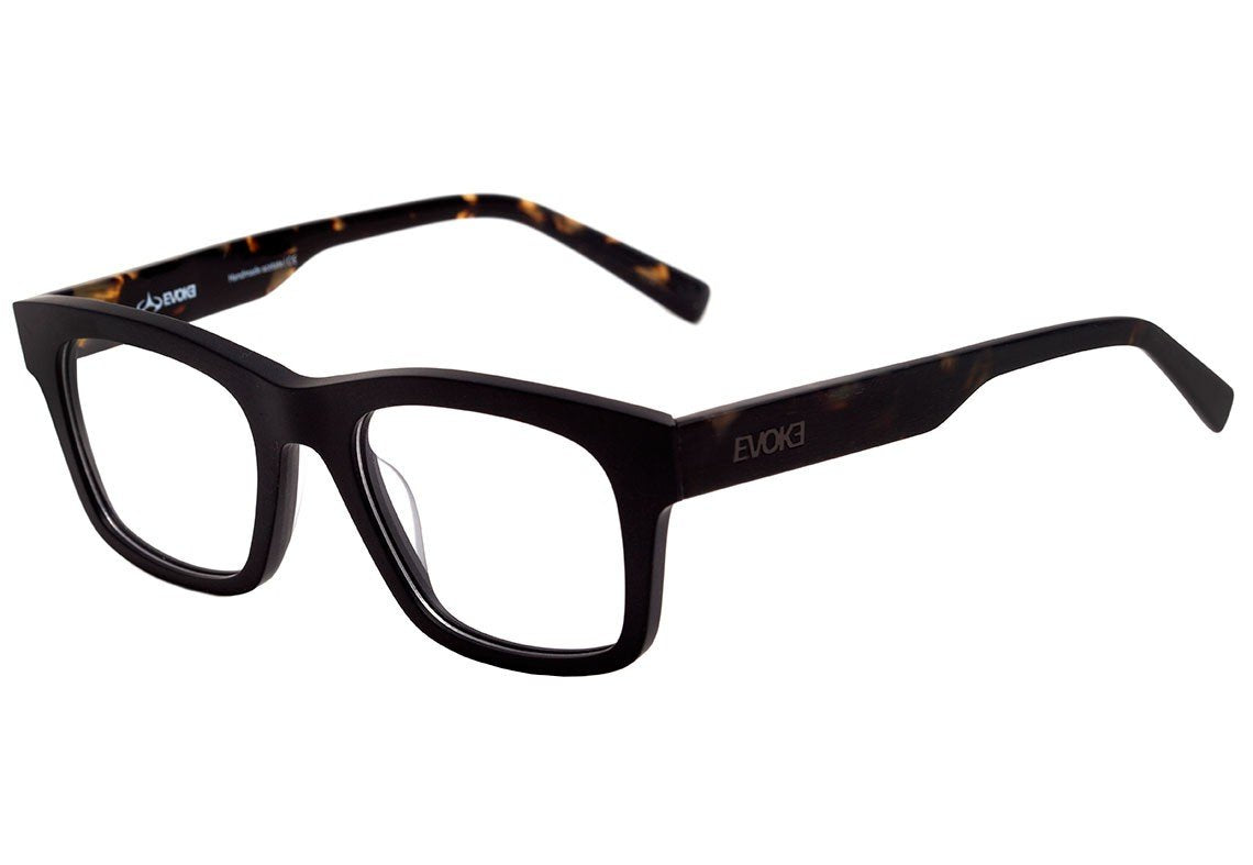 Evoke Uprise II A02 Black Matte Temple Turtle Graphite - Lente 5,1 cm