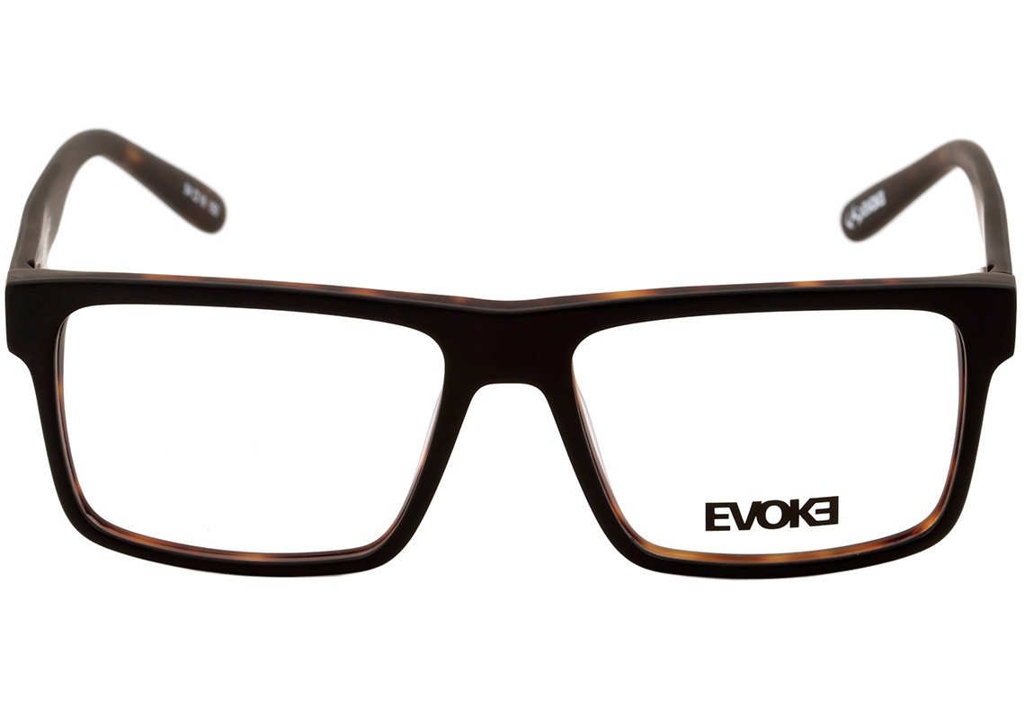 Evoke Urban 09 A01 Black Matte Temple Turtle Brown - 54 mm