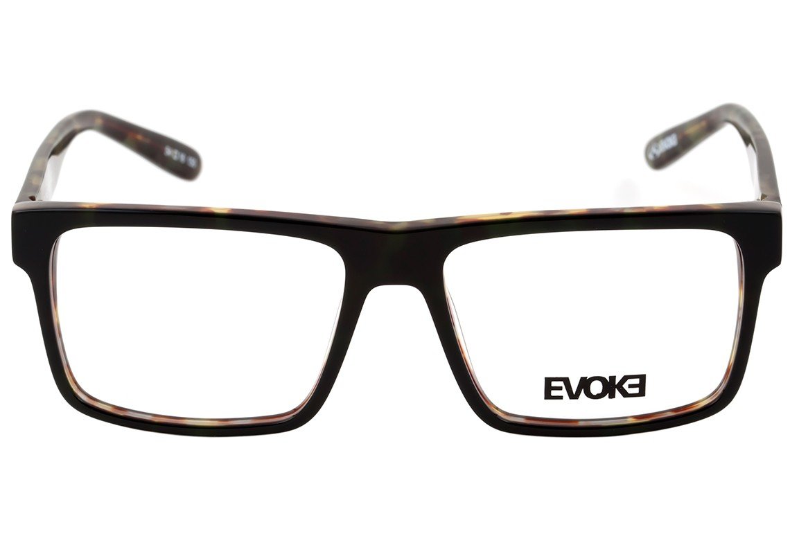 Evoke Urban 09 G21 Black Shine Temple Turtle Brown - 54 mm - Grau