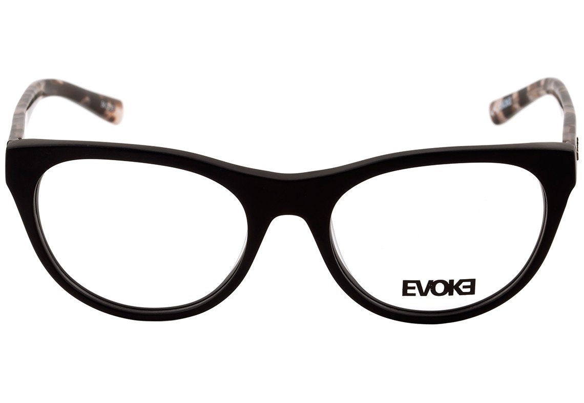 Evoke Urban 12 A01 Black Matte Temple Turtle Brown - 54 mm - Grau