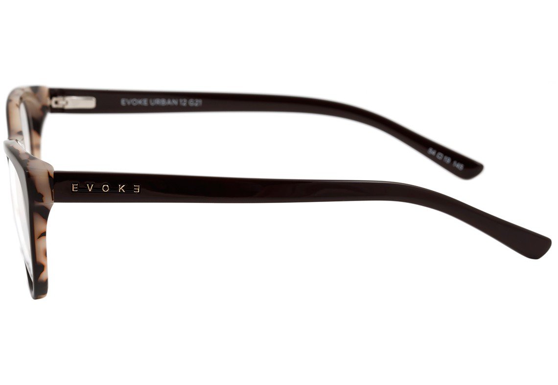 Evoke Urban 12 G21 Brown Shine Temple Turtle Brown - 54 mm - Grau