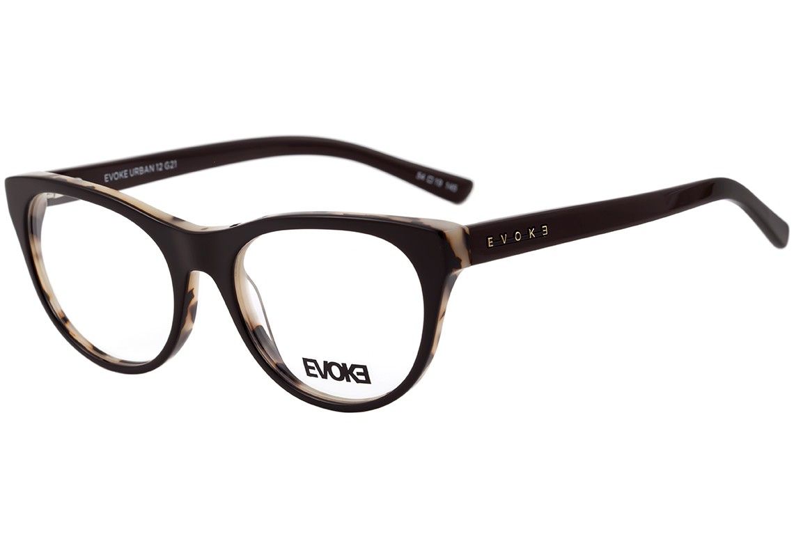 Evoke Urban 12 G21 Brown Shine Temple Turtle Brown - 54 mm - Grau