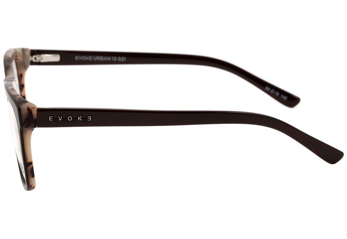 Evoke Urban 13 G21 Brown Shine Temple Turtle Brown - 54 mm - Grau
