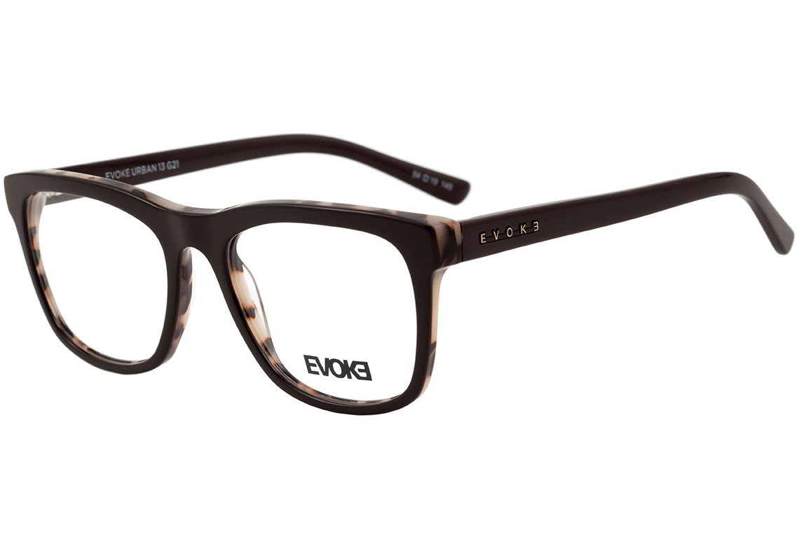 Evoke Urban 13 G21 Brown Shine Temple Turtle Brown - 54 mm - Grau