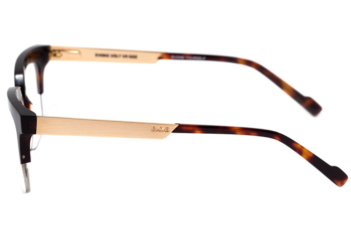 Evoke Volt 07 G22 Turtle Shine Temple Gold - 50 mm - Grau