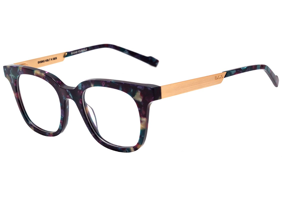 Evoke Volt V G23 Roxo Mesclado Brilho - Lente 4,9 cm - Grau