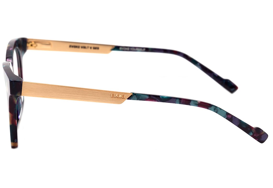 Evoke Volt V G23 Roxo Mesclado Brilho - Lente 4,9 cm - Grau