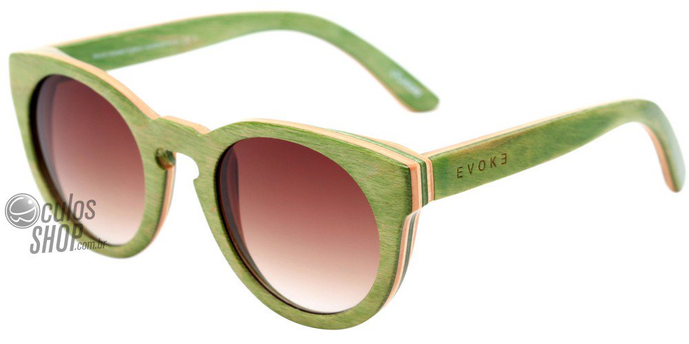 Óculos de Sol Evoke Wood Series 03 Madeira - oculosshop