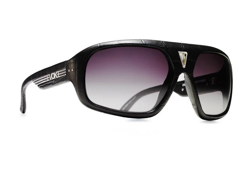 Óculos de Sol Evoke Emerson Fittipaldi X TLEATHER BLACK SILVER/ GRAY DEGRADÊ UNICO