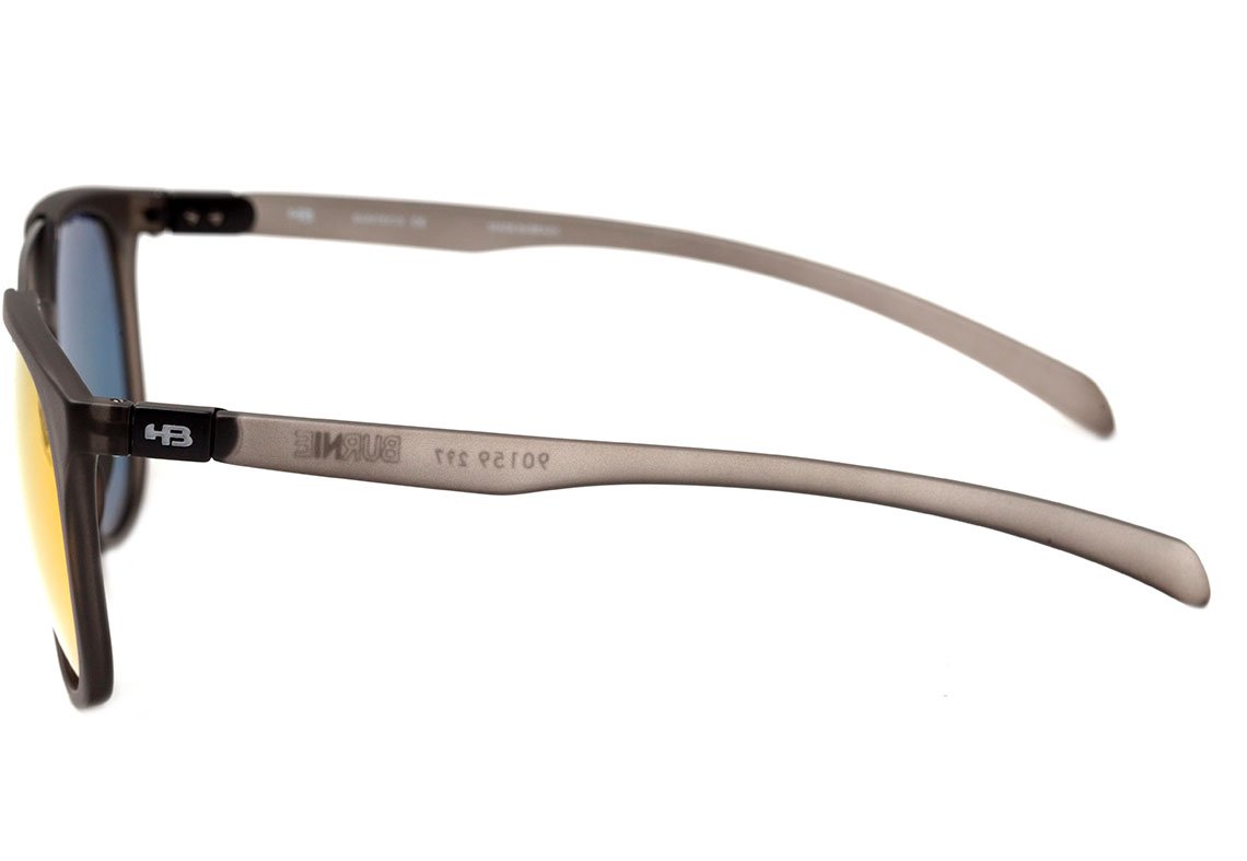 Óculos de Sol HB Burnie Gloss Black / Gray Unico - 56 mm Matte Navy/ Blue Chrome Unico