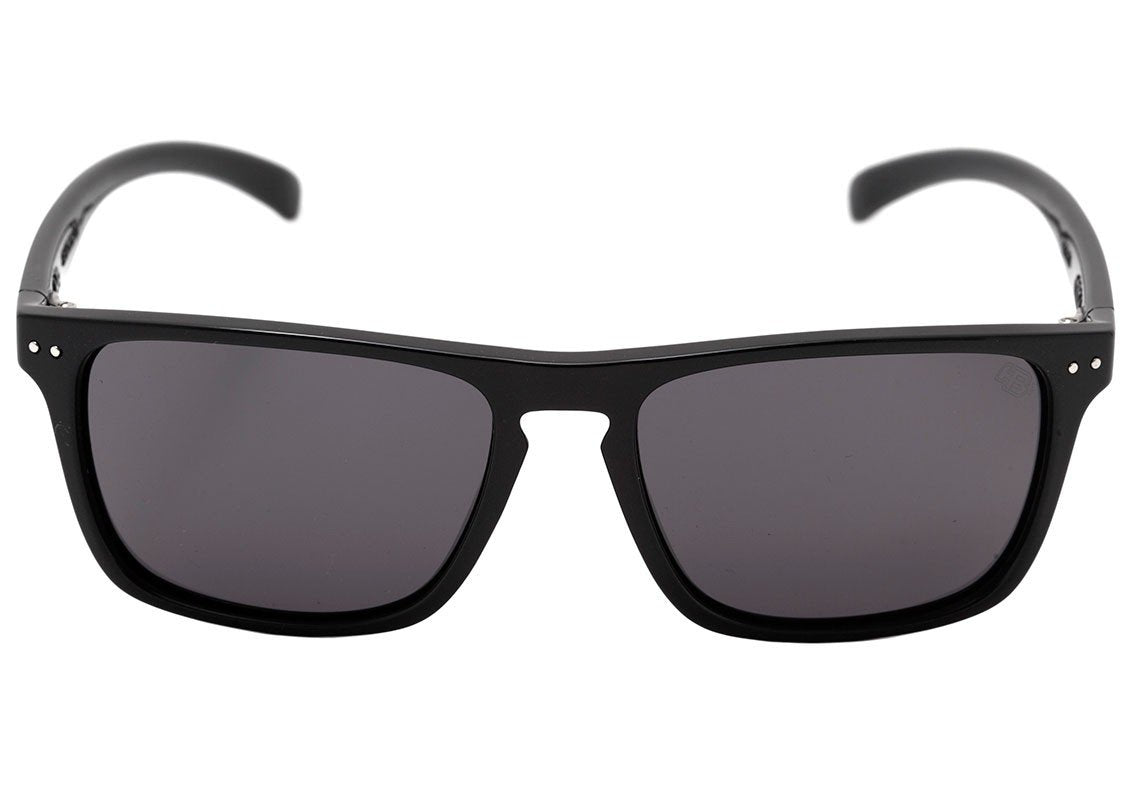 Óculos de Sol HB Cody Matte Black / Gray Polarized - 55 mm Matte Fade Black Onyx/ Silver
