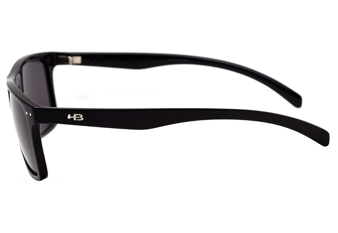 Óculos de Sol HB Cody Matte Black / Gray Polarized - 55 mm Matte Fade Black Onyx/ Silver