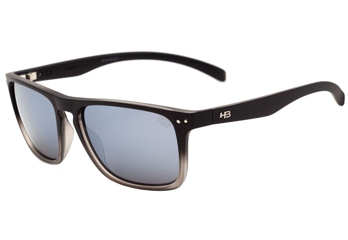 Óculos de Sol HB Cody Matte Black / Gray Polarized - 55 mm Matte Fade Black Onyx/ Silver