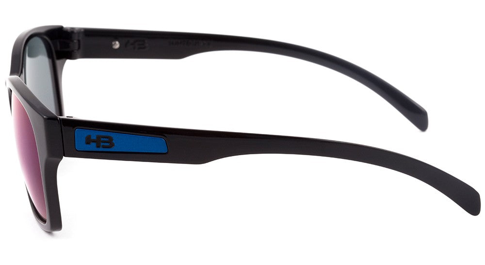 Óculos de Sol Hb Drifta Gloss Black D. Blue/ Blue Espelhado