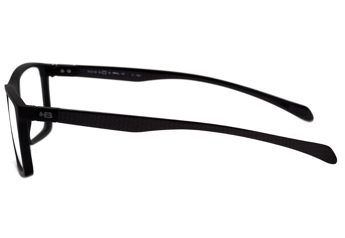 Óculos de Grau HB Duotech M 93136 Carbon Fiber Matte Black / Carbon Fiber - Lente 5,4 cm - Oculos Shop