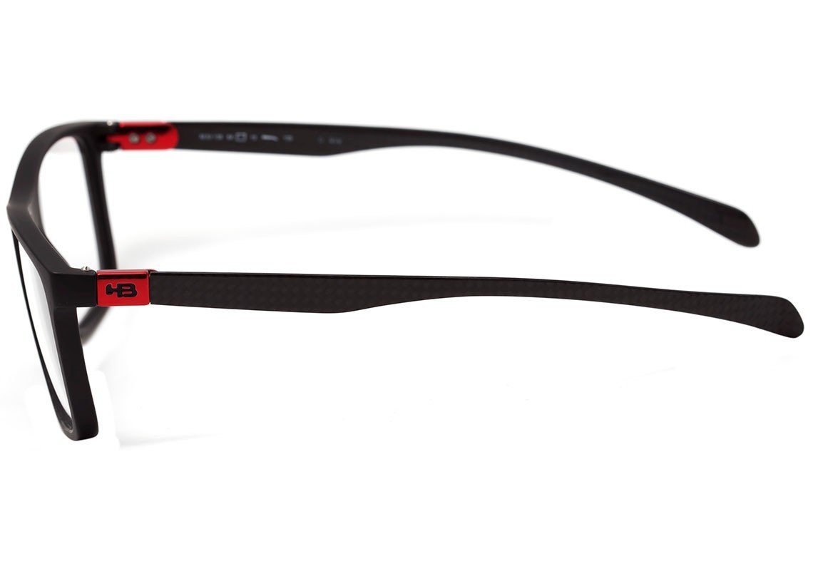 HB Duotech M 93138 Carbon Fiber Matte Black / Carbon Fiber D. Red - 54 mm - Grau