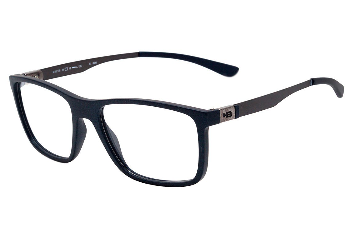 Óculos de Grau HB Duotech M 93138 Matte Black D. Blue - 54 mm Matte Navy - 54 mm