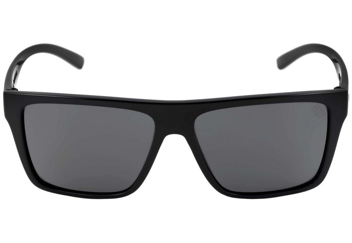 Óculos de Sol HB Floyd Matte Black Wood / Gray - 57 mm Matte Black/ Pink Espelhado