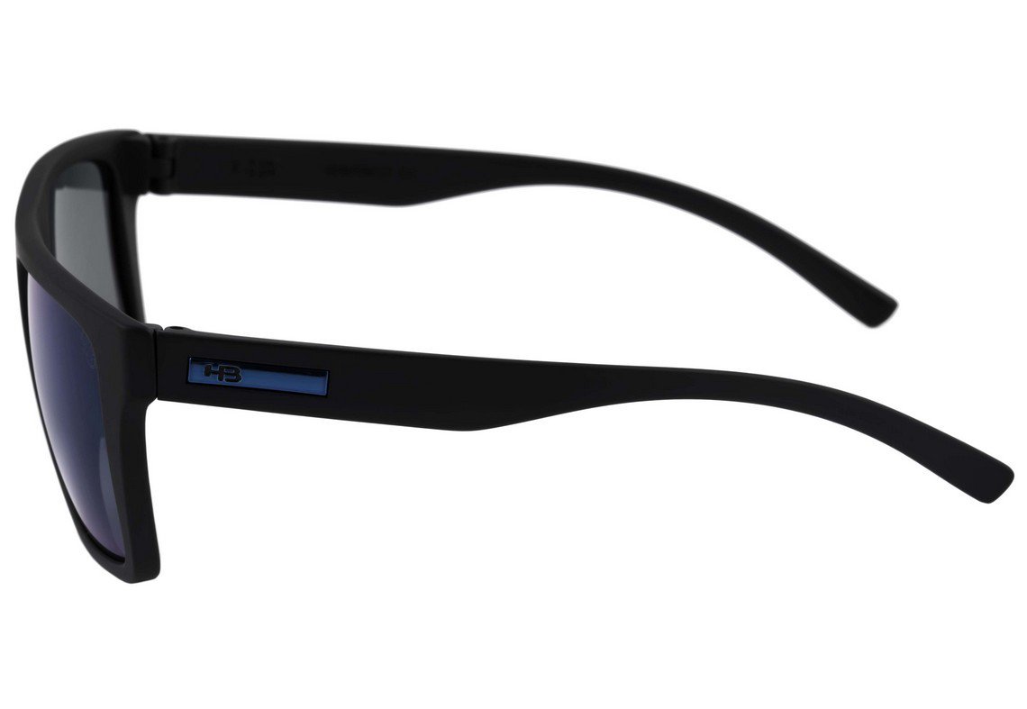 HB Floyd Matte Black / Blue Espelhado - 57 mm - Sol