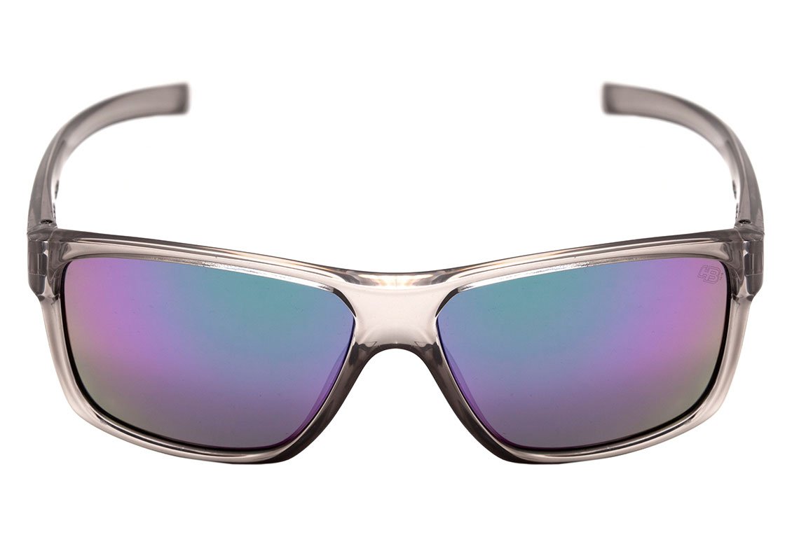 Óculos de Sol HB Freak Matte Black / Polarized Gray Unico - 59 mm New Onyx/ Green Chrome Unico