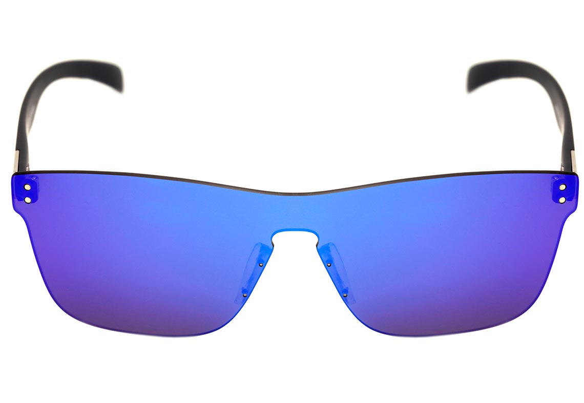 Óculos de Sol Hb H-Bomb Mask Matte Navy/ Blue Chrome Unico