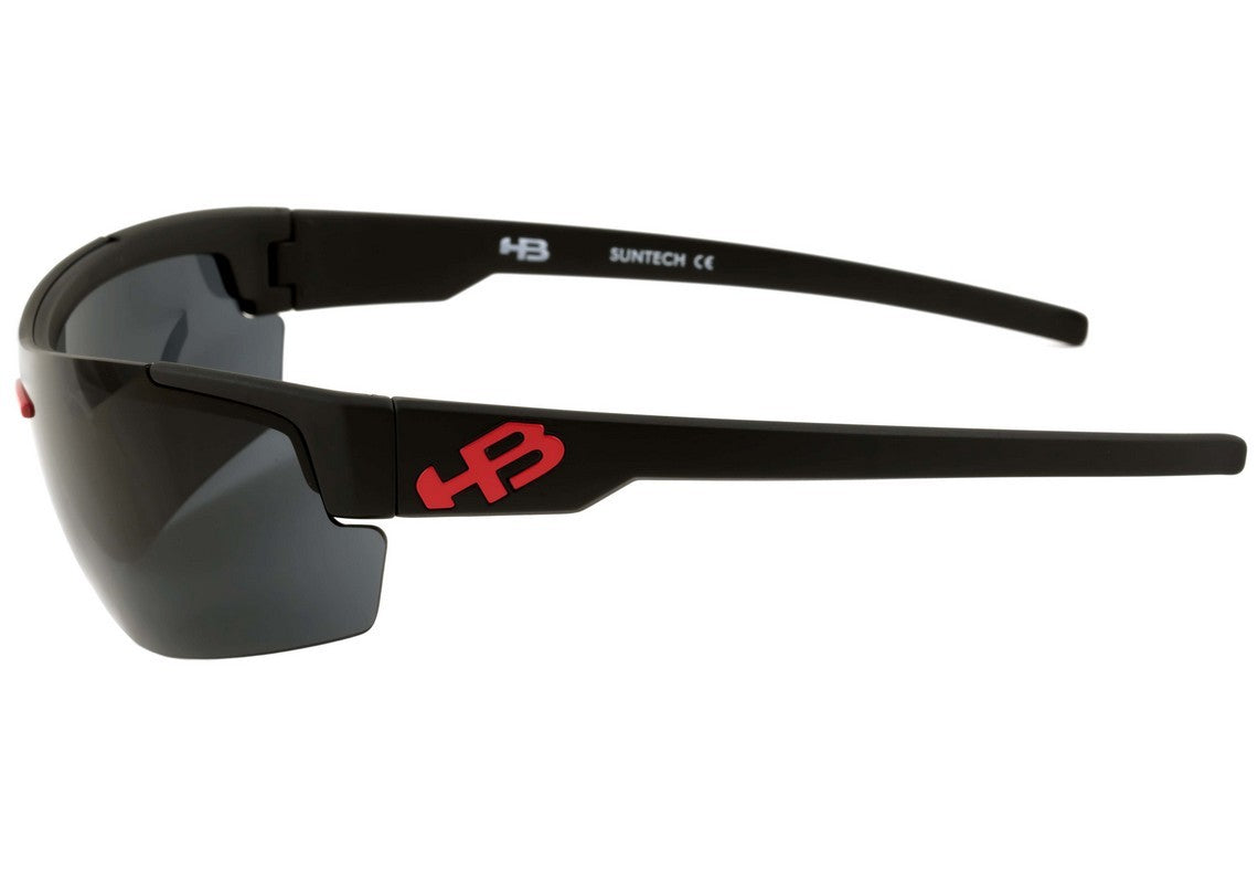 Óculos de Sol HB Highlander 3B Matte Black D. Red/ Gray