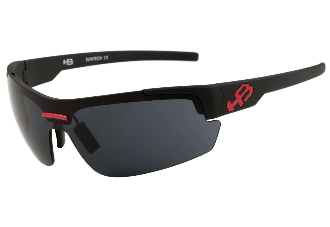 Óculos de Sol HB Highlander 3B Matte Black D. Red/ Gray