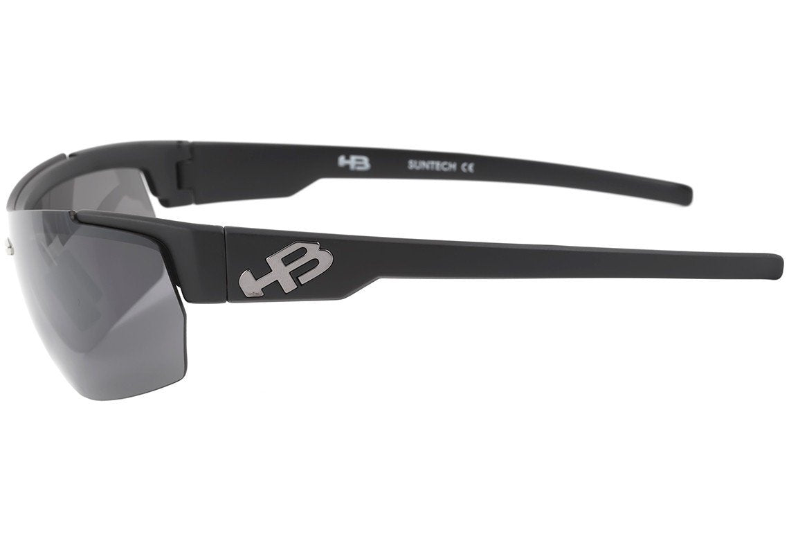 HB Highlander 3R Matte Black/ Gray Espelhado - Sol