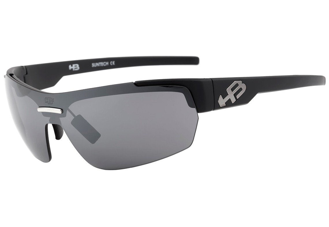 HB Highlander 3R Matte Black/ Gray Espelhado - Sol