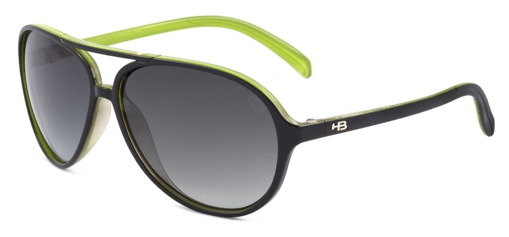Óculos de Sol HB Jeremy Black Citric Green / Gray Degradê - 59 mm