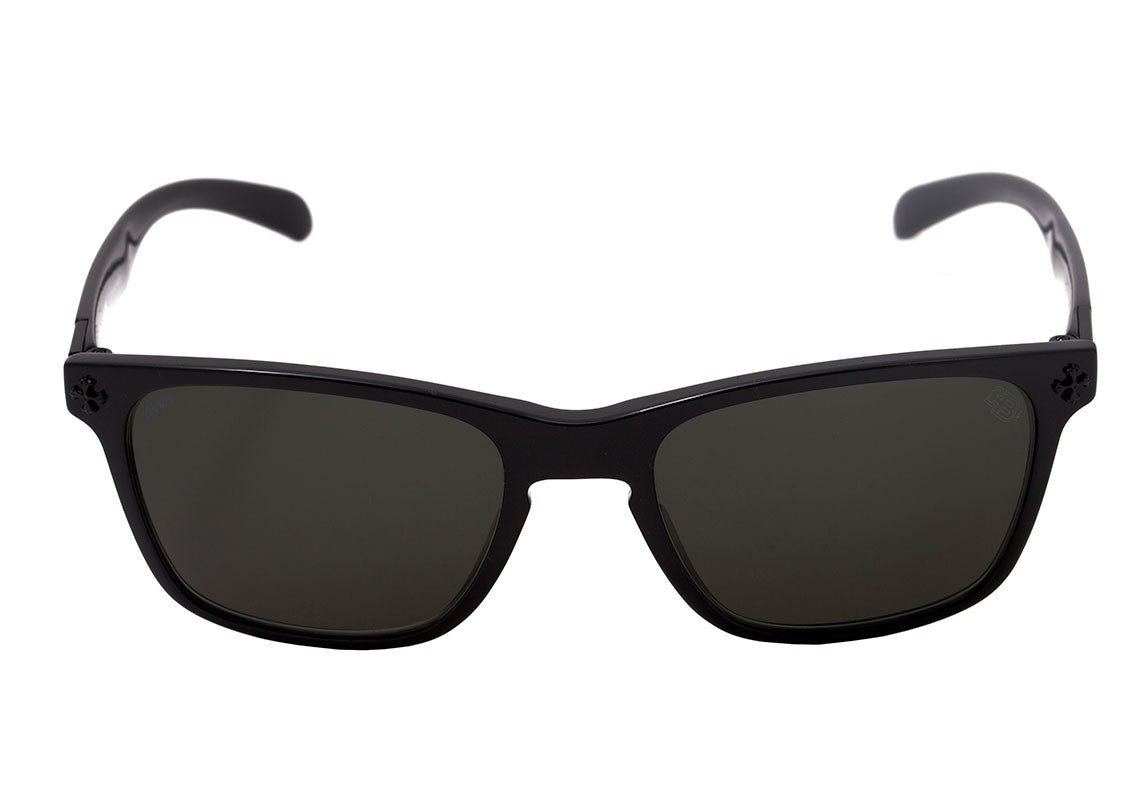 Óculos de Sol HB Khaos Skull Gloss Black C. Black/ G15 Green