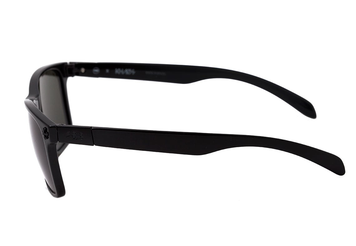 Óculos de Sol HB Khaos Skull Gloss Black C. Black/ G15 Green