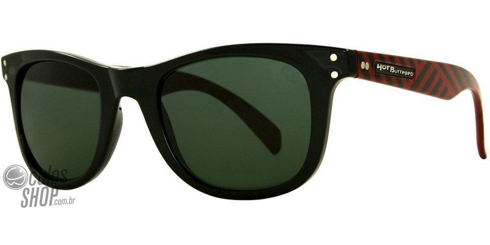 Óculos de Sol Hb Landshark Gloss Black Ruby/ Verde