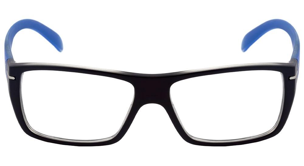 Óculos de Grau Hb M 93023 Matte Blue/ Orange - Lente 5,4 Cm