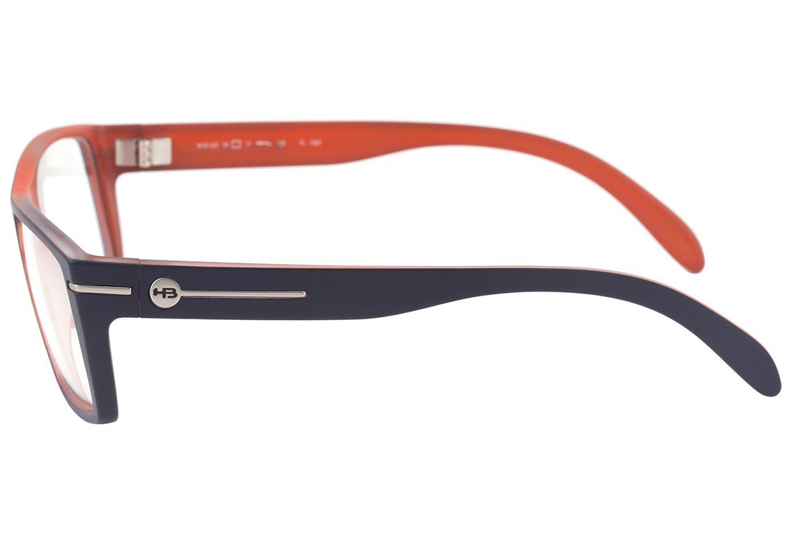 Óculos de Grau Hb M 93023 Matte Blue/ Orange - Lente 5,4 Cm