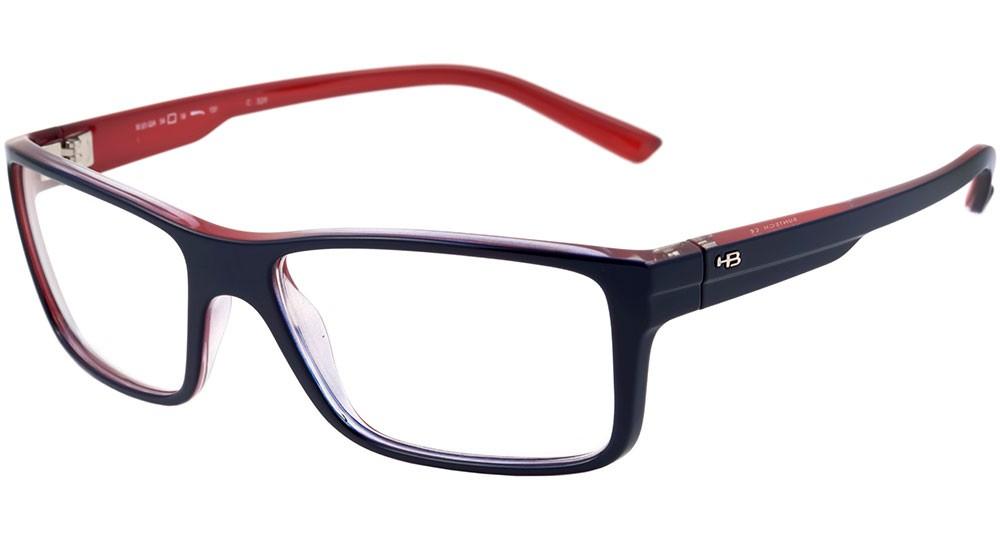 Óculos de Grau Hb M 93024 Gloss Black - Lente 5,3 Cm