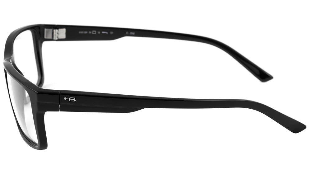 Óculos de Grau Hb M 93024 Gloss Black - Lente 5,3 Cm