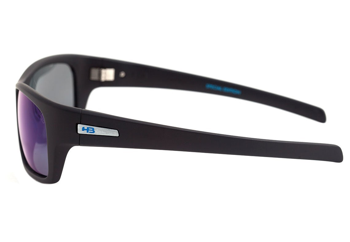 Óculos de Sol Hb Monster Fish Tony Kanaan Tk 2017 - Matte Black/ Blue Espelhado