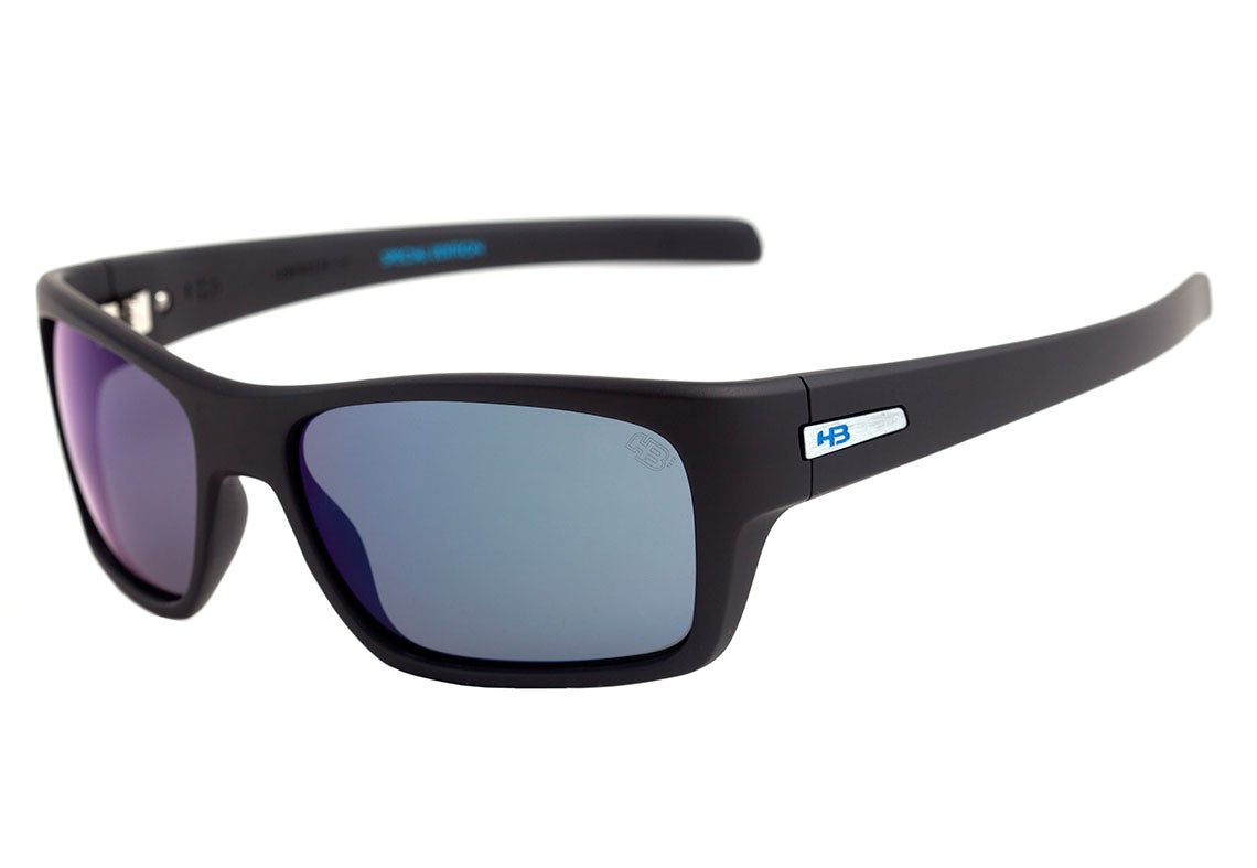 Óculos de Sol Hb Monster Fish Tony Kanaan Tk 2017 - Matte Black/ Blue Espelhado