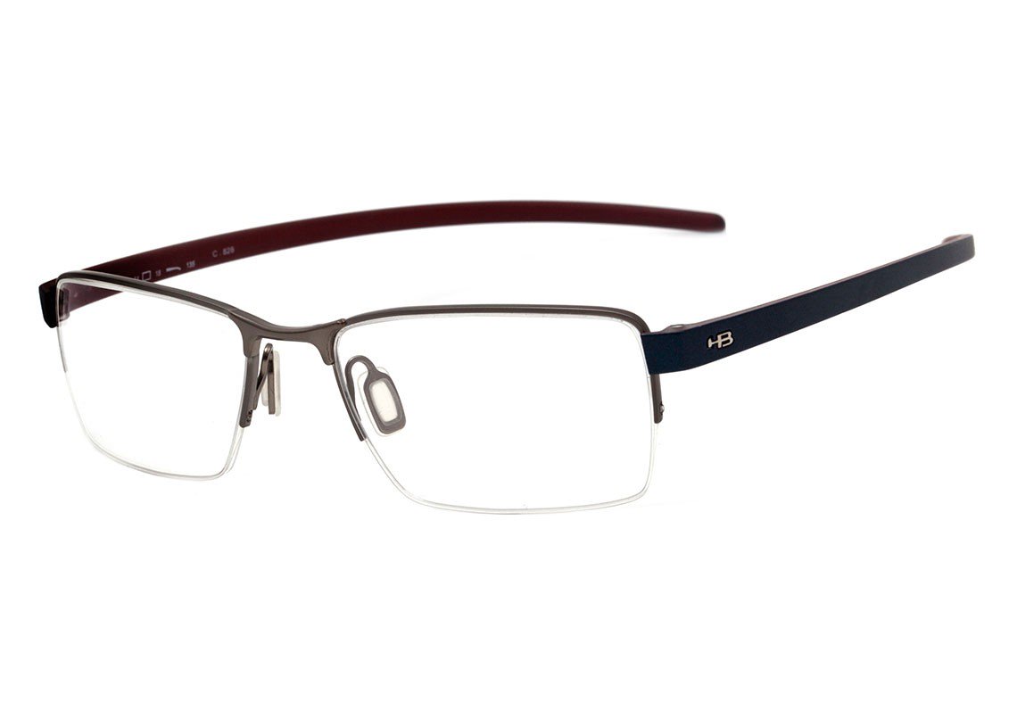 Óculos de Grau Hb Mxfusion M 93072 Graphite/ Marsala - 54 mm