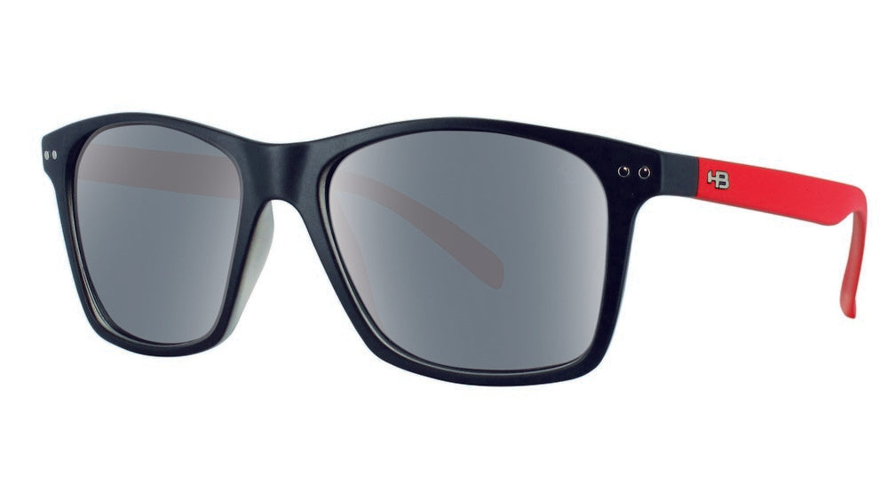 Óculos de Sol HB Nevermind Matte Black Orange/ Gray