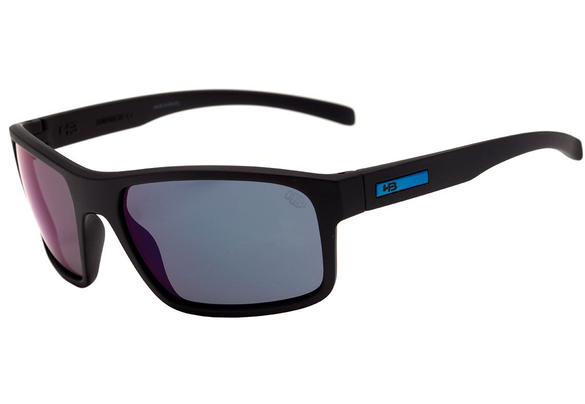 HB Overkill Matte Black D. Blue / Blue Espelhado - 60 mm - Sol