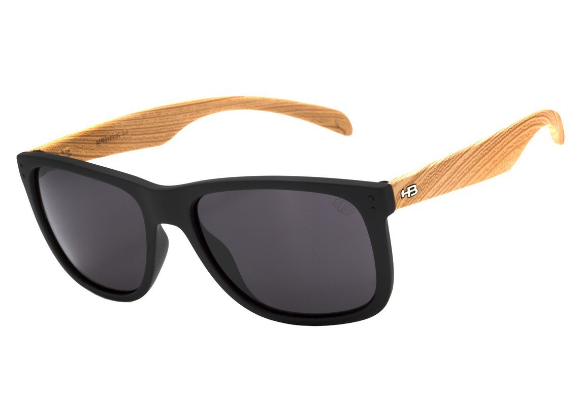 HB Ozzie Matte Black Wood / Gray - 55 mm - Sol