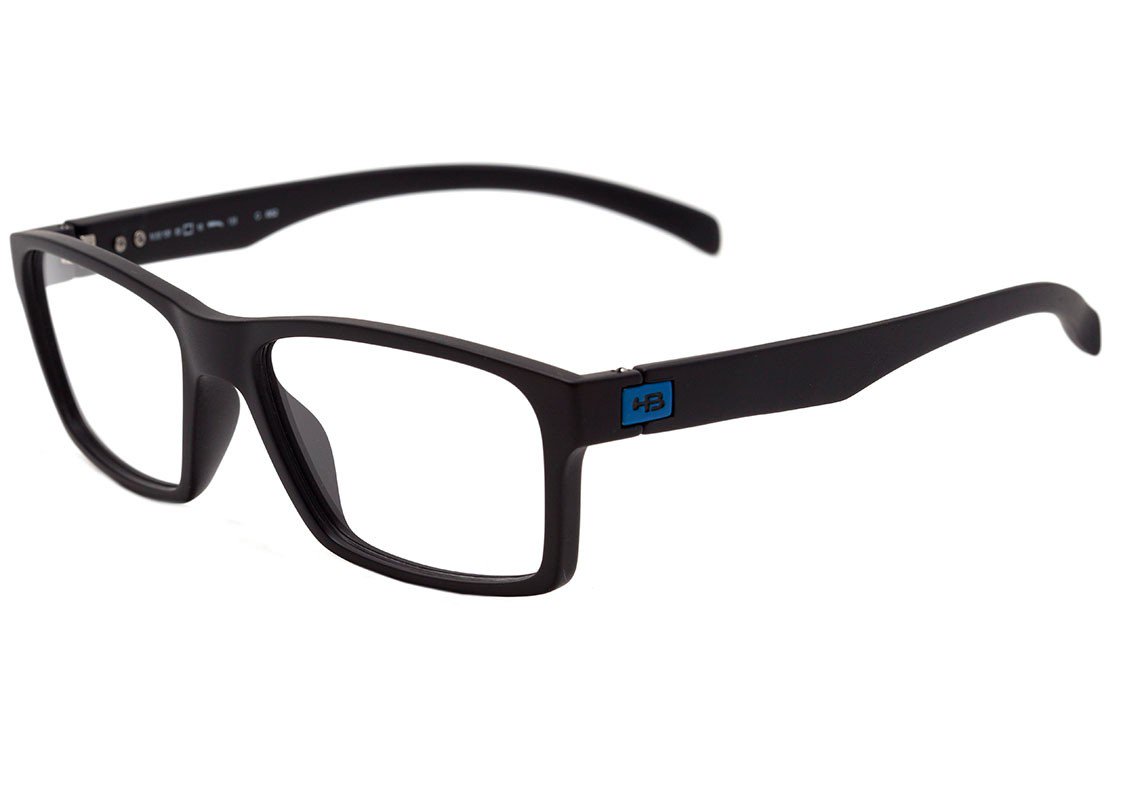 HB Polytech 93130 Matte Black D. Light Blue - 53 mm - Grau