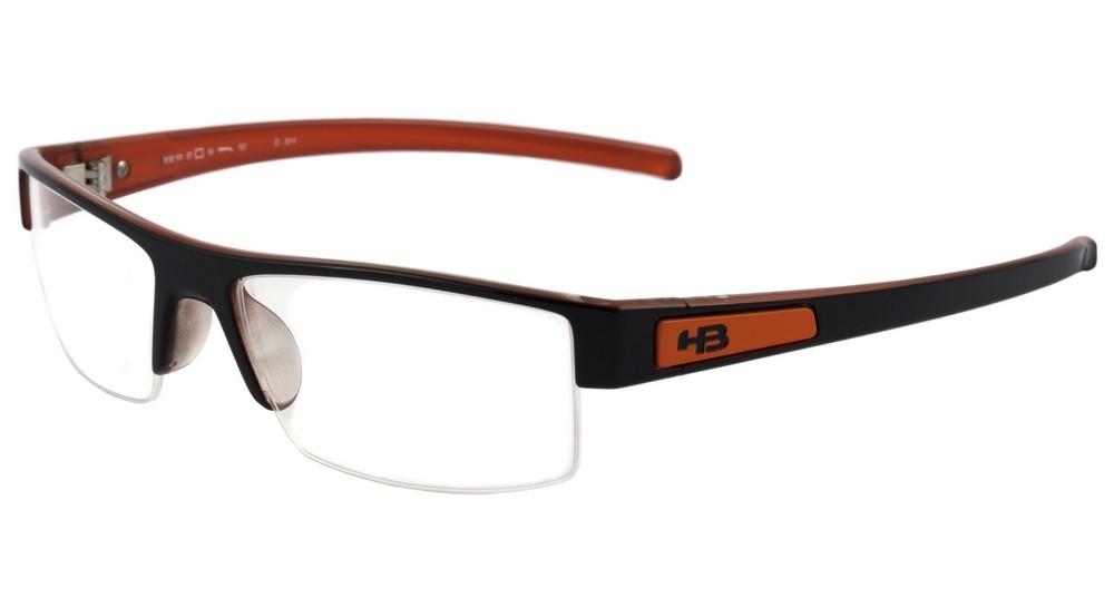 Óculos de Grau Hb Polytech M 93101 Black White Blue - 57 mm