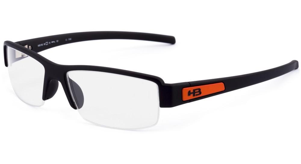 Óculos de Grau Hb Polytech M 93102 Matte Black D. Orange - 56 mm