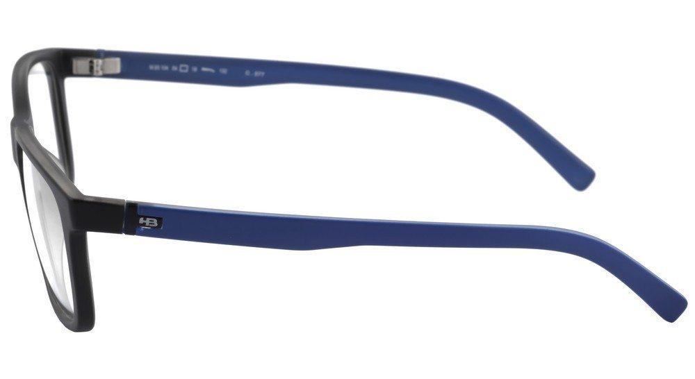 Óculos de Grau HB Polytech M 93104 Black Matte Blue - Lente 5,4 cm