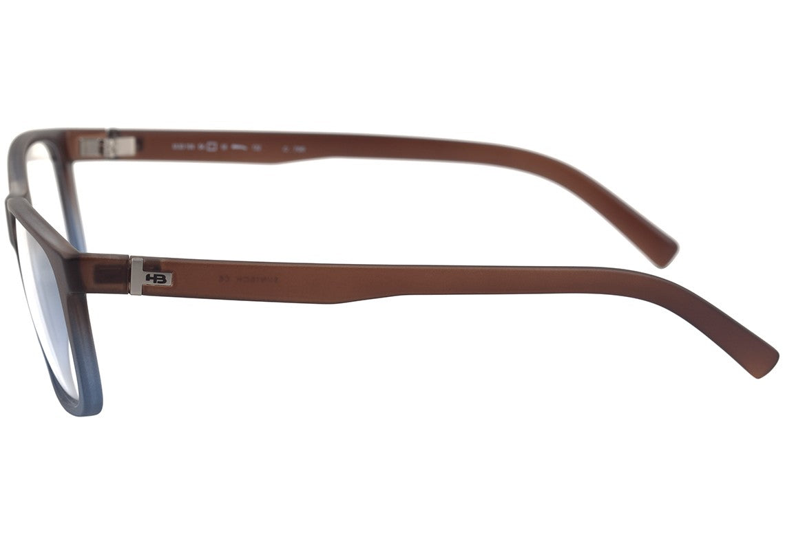Óculos de Grau HB Polytech M 93104 Matte Fade Brown/ Navy - Lente 5,4 Cm